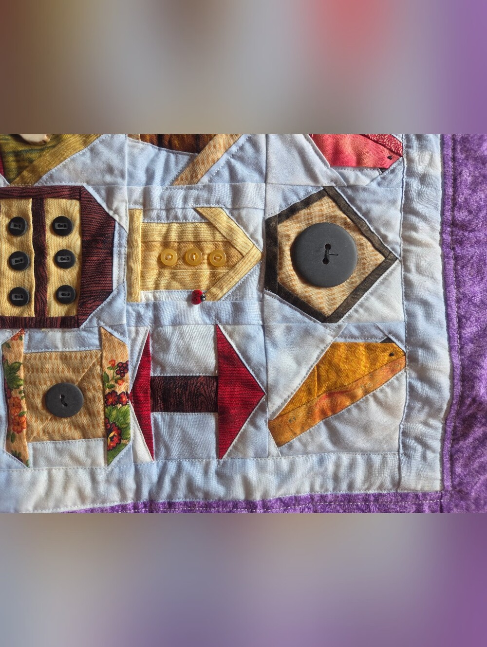 Bird Quilted Wall Hanging - Picture 4 of 8